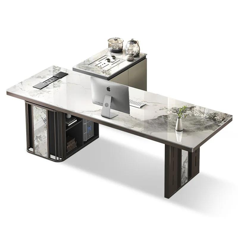 Boss, office, slate, tea table, desk, integrated, modern