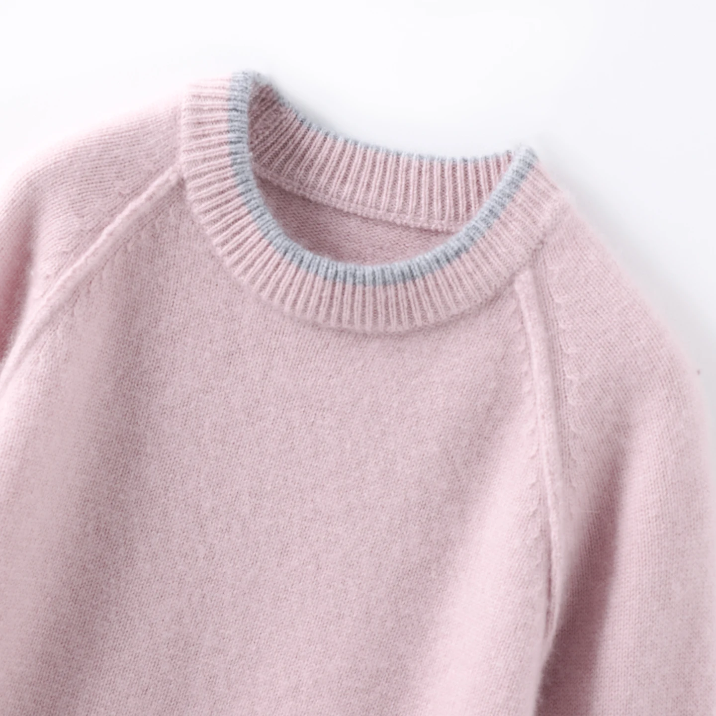 

ADDONEE Autumn Winter Children 100% Cashmere Sweater Mock Neck Pullover Thick Warm Knitwear Kid Boy Girl Clothes High Quality