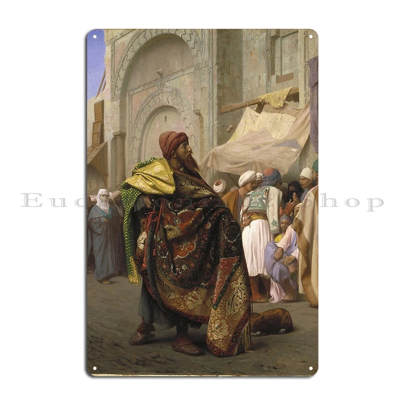 Ottoman Painting Sultan And The Bcleymaniye Mosque Constantinople Metal Plaque Ottoman Tin Sign Poster #3