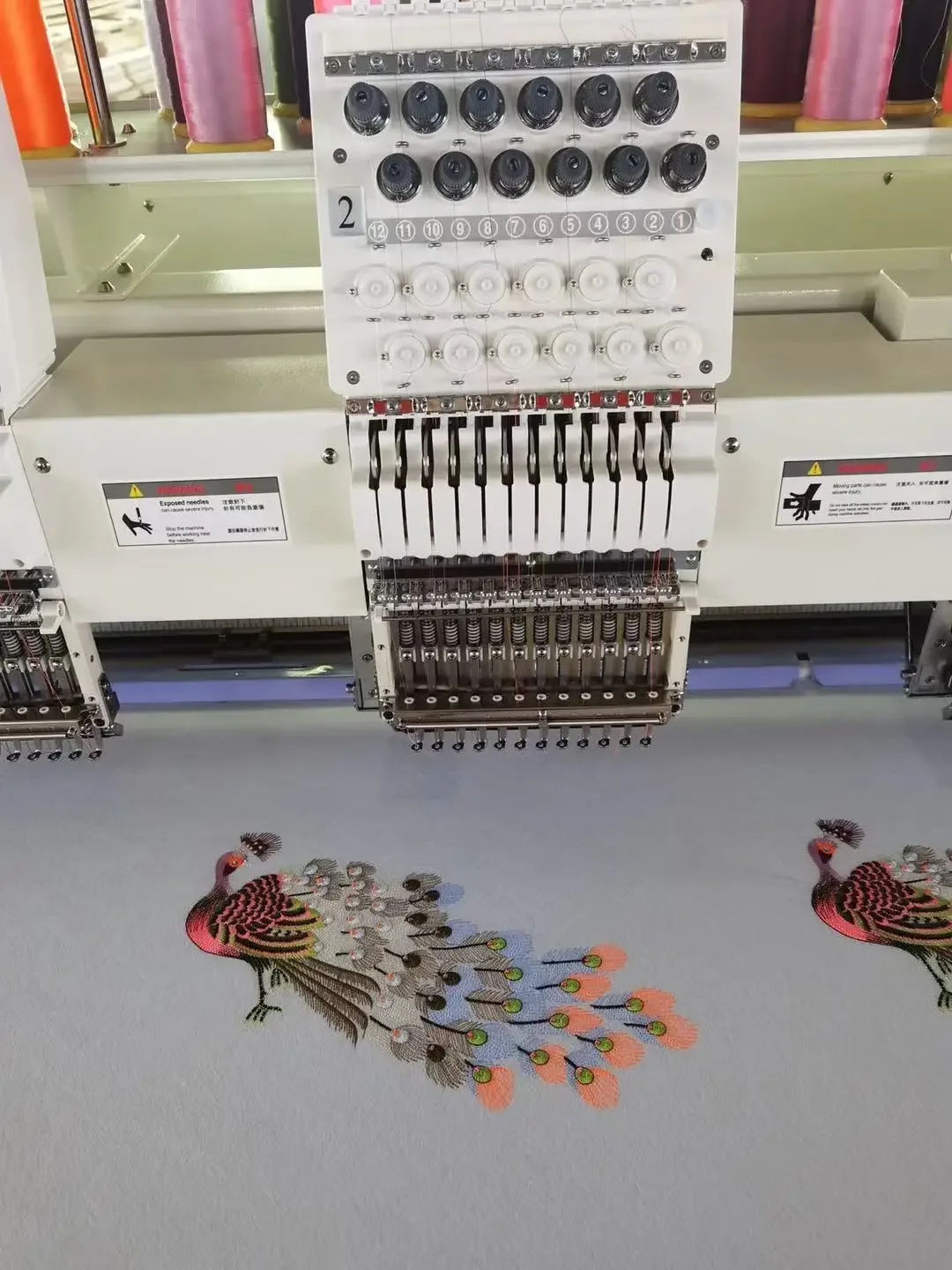 3 heads 12 15 needles professional industry machine manufacturer 400*450 mm 100% original new style embroidery machine