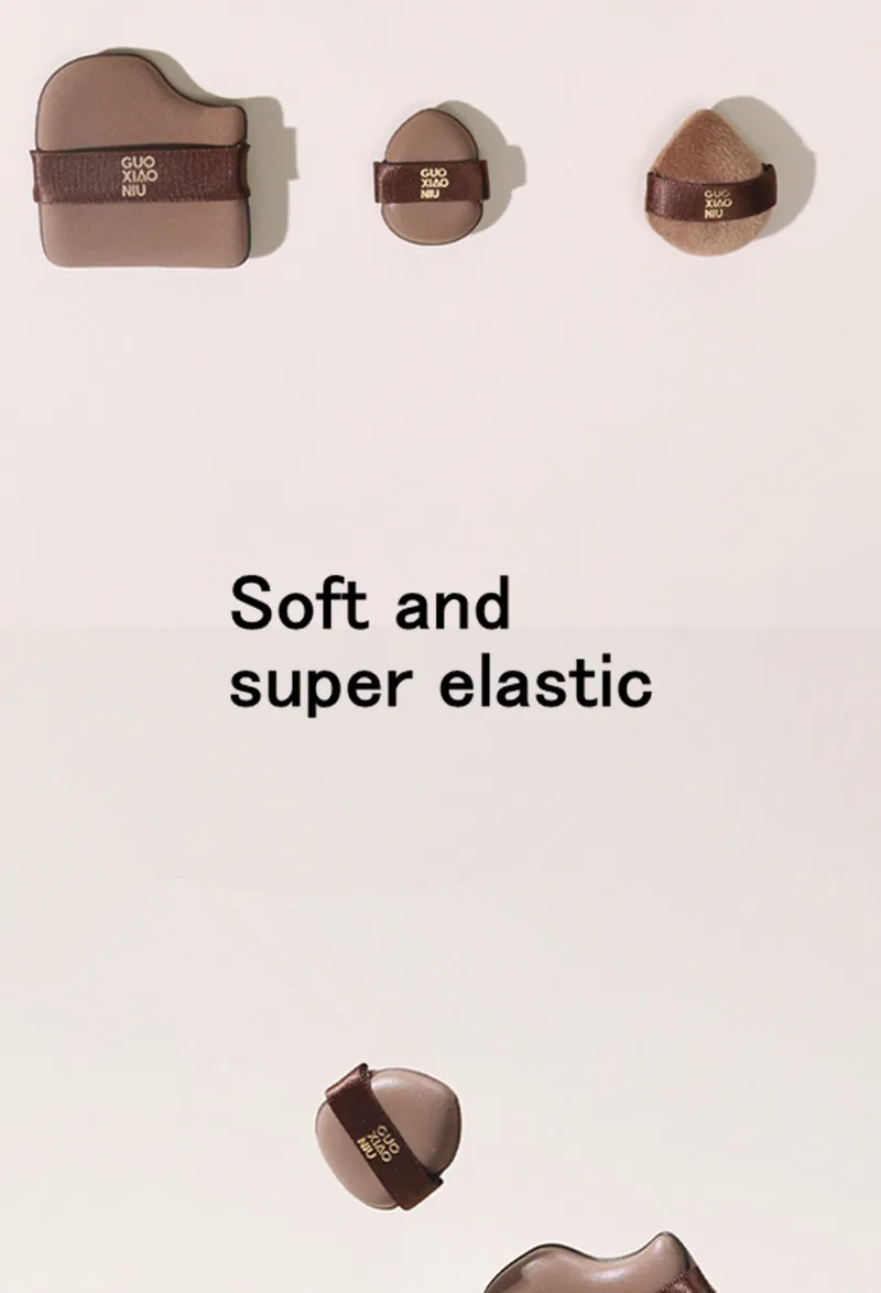 Guoxiaoniu 6PCS Make-Up Blender Puff Air Kissen Foundation Schwamm Lose Pulver Puffs Kosmetische Applikator Werkzeug Großhandel – Detail 9