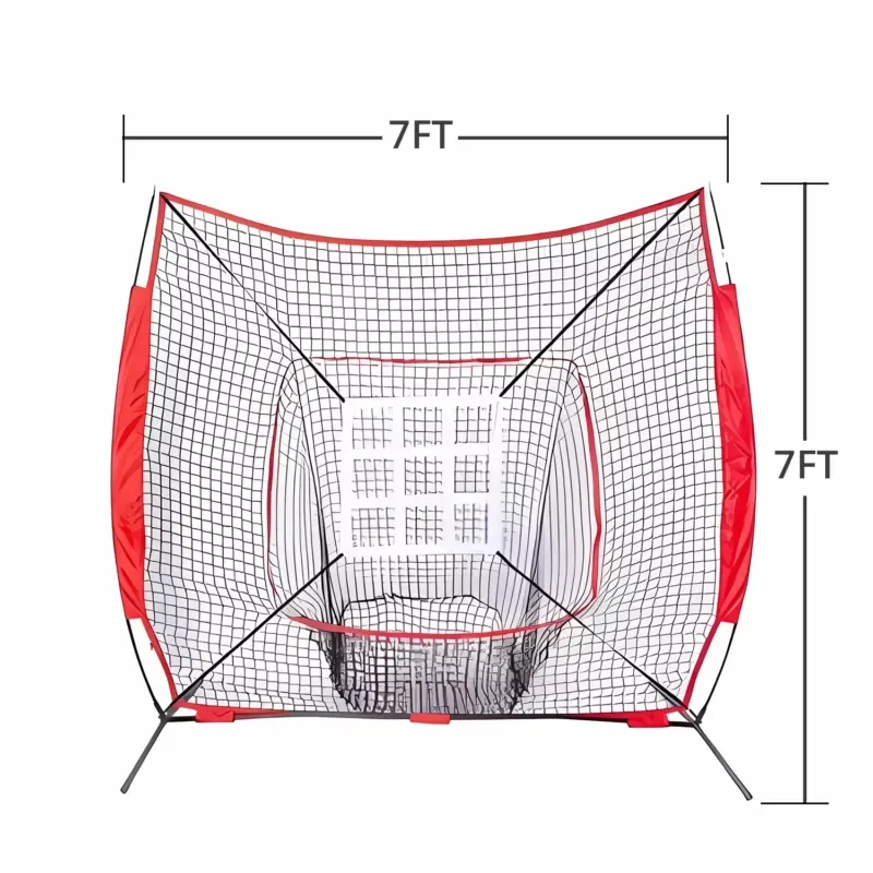 Portable baseball batting net for left-handed and right-handed, supports OEM/ODM, outdoor training, made in Guangdong