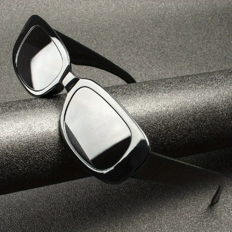 20 Stücke Klassische Mode Schwarz Set Sonnenbrille Frau Luxus Marke Kleine Rechteckige Sonnenbrille Geeignet für Urlaub Geschenke – Detail 4