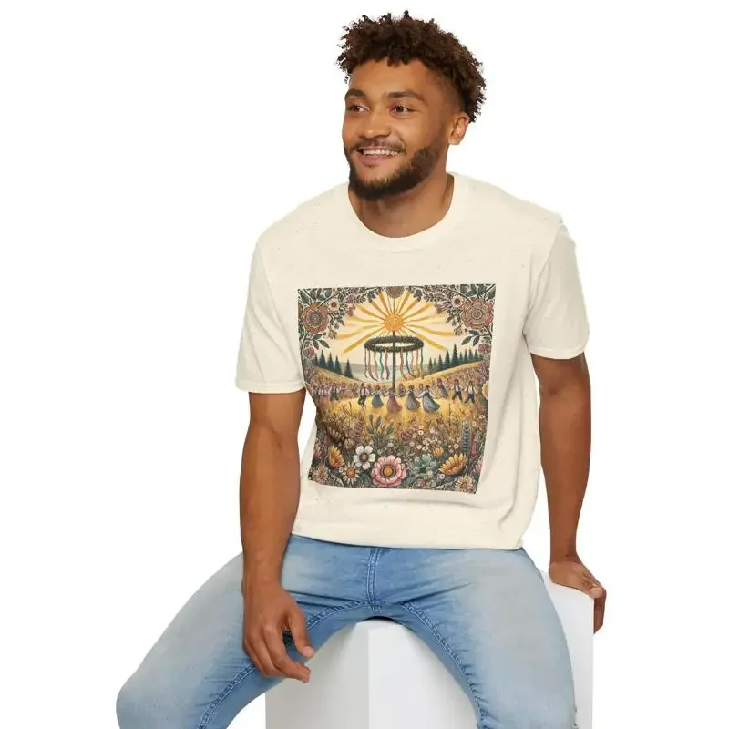 Midsommar Softstyle T Shirt Festival Popular Swedish Top Midsummer