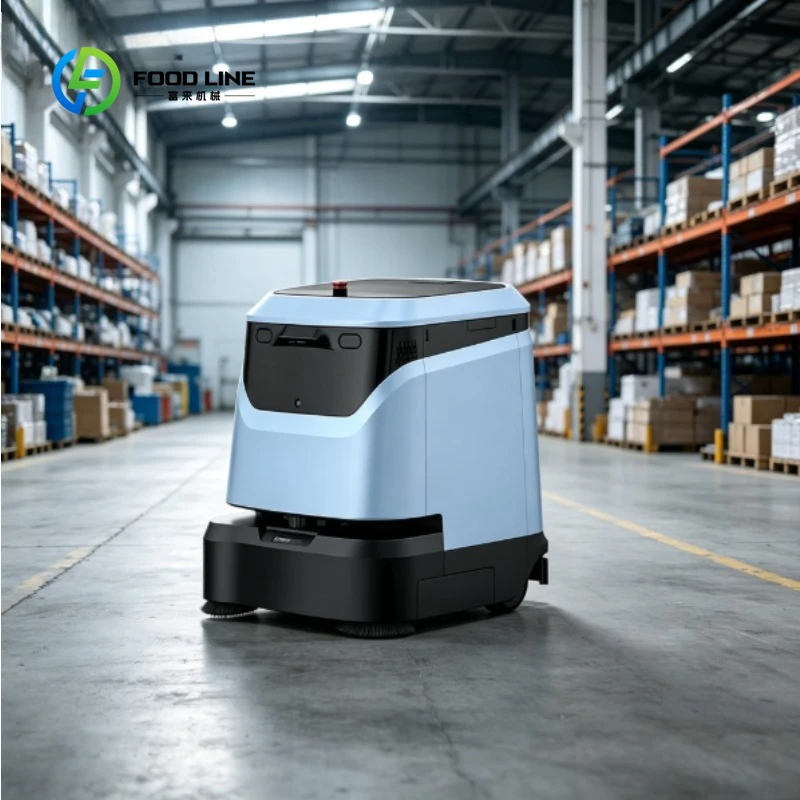 Custom Industrial Outdoor Cleaning Robot, Intelligent Automatic Floor Cleaner for Factory Yard and Commercial Public Areas