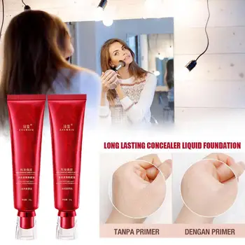 홍삼 새 둥지 파운데이션 오일 컨트롤 하이드레이팅 크림, 페이스 케어 베이스, 스킨 컨실러 메이크업 허브, 방수 리퀴드 A2e7