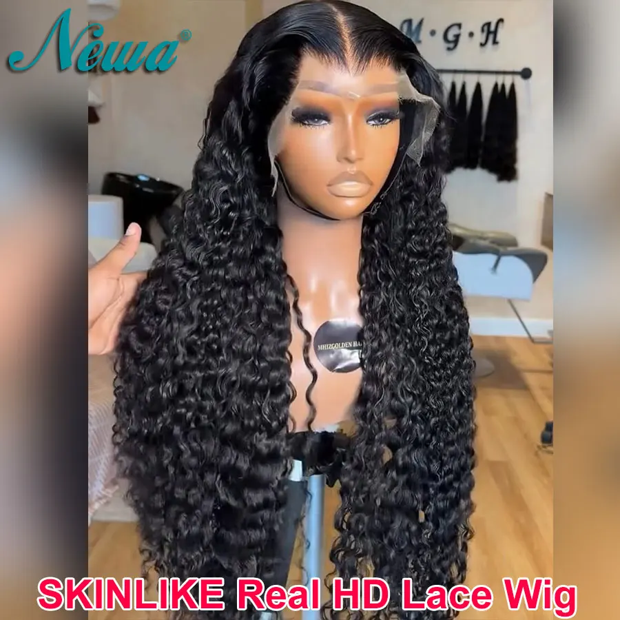 

Newa Hair 250% Density Real HD Lace Frontal Wig 13x4 13x6 Invisible Swiss HD Lace Melt Skin Glueless Wig 9x6 HD Lace Closure Wig