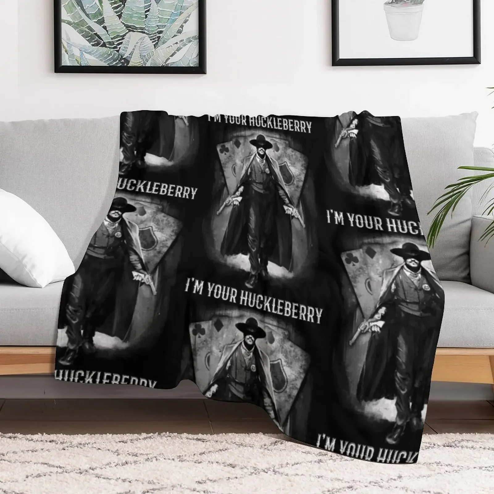 Mens Best Doc Holliday Huckleberry Tombstone Throw Blanket bed plaid sofa bed for babies Blankets