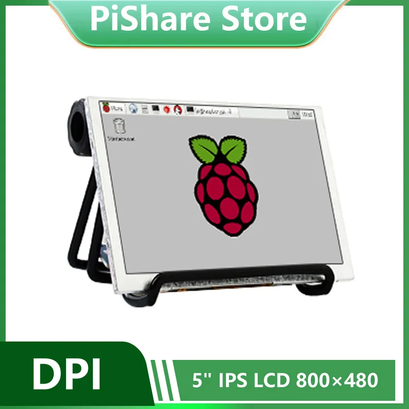 

Raspberry Pi 5inch DPI LCD Display Module IPS 800×480 For Raspberry Pi4 / PI3 / Zero 2w