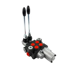 1 Pcs 2 Spool 11 GPM 3600PSI Directional Hydraulic Control Valve Double Acting Suitable Use for Pump Hydraulic Cylinder Motor