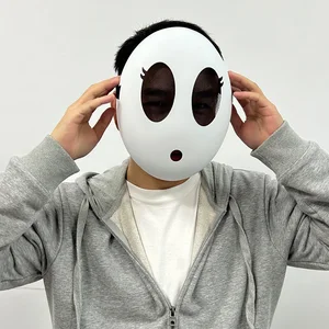Unisex Game Bros Shy Guy Cosplay Mask for children, Halloween props for boys and girls, adult cosplay, plastic masks 8 Main Sales Funny Mask - №6