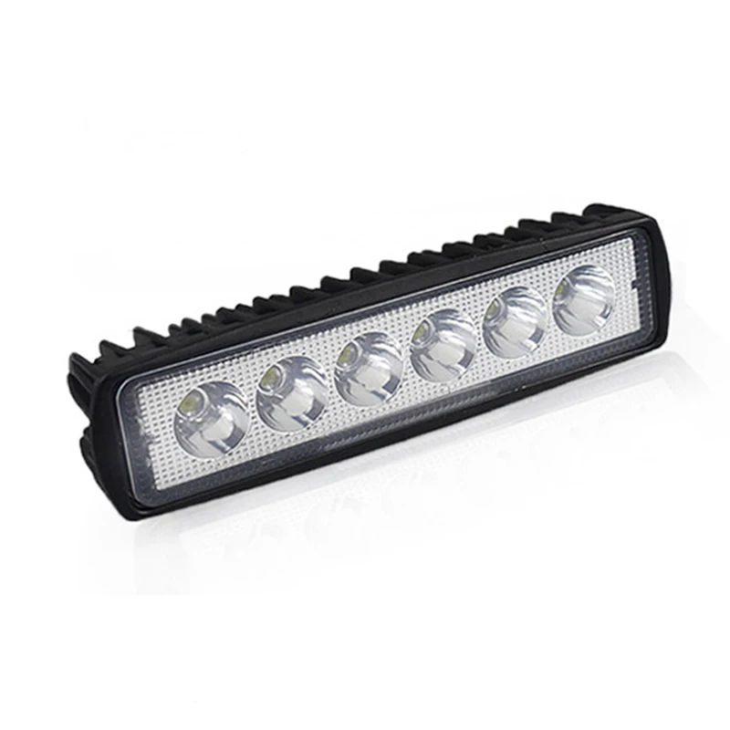 18w 6 LED Car LED Work Light DRL Spotlight High Bright Waterproof Auto Offroad SUV fari per camion lampada di guida 12V