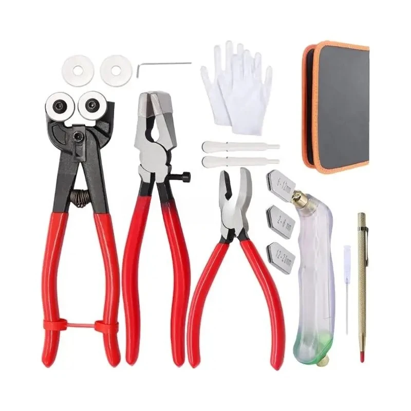 Mosaicss Tile Cutter Set Carbide Blade Glass Cutting Tool For Smooth Accurate Glass Art Designs