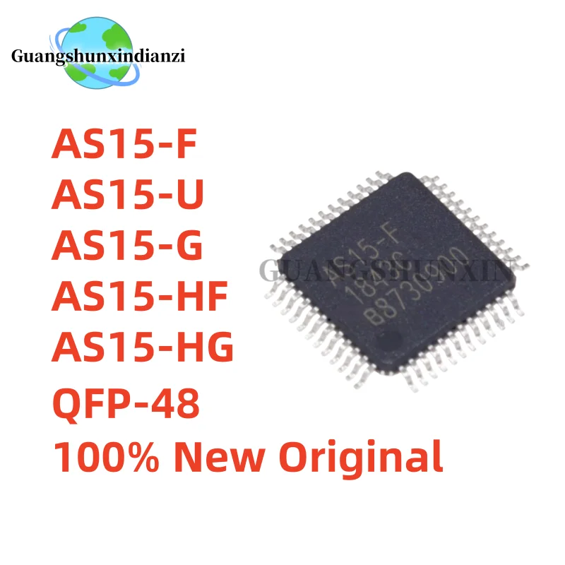 5PCS 100% New Original AS15-F AS15-U AS15-G AS15-HF AS15-HG QFP-48