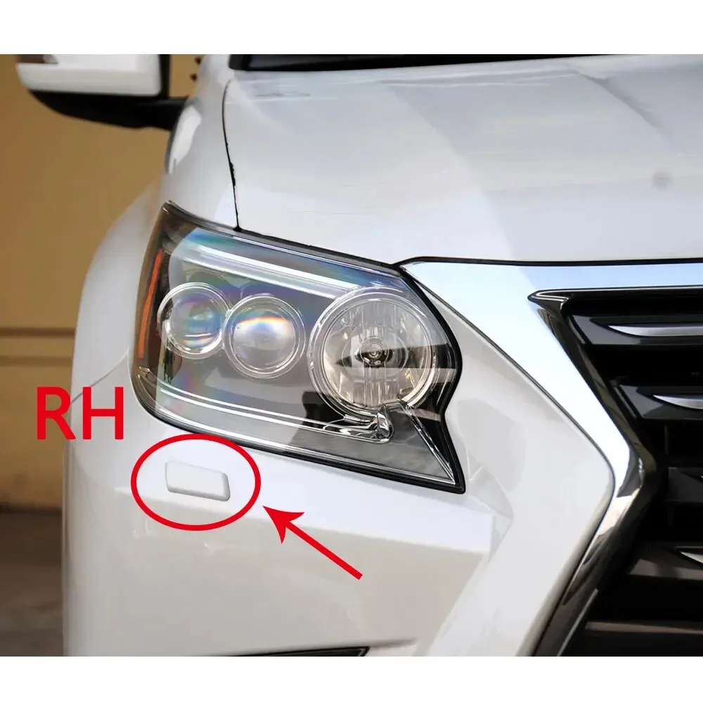 Headlamp HeadLight Washer Spray Nozzle Pump Jet Cover Cap For Lexus GX460 2014-2020