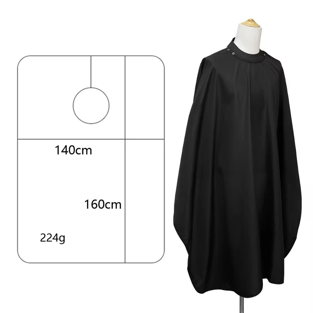 Barbershop Silicone Collar Hair Cutting Cape Waterproof Non-stick Haircut Salon Professional Hairstylist Apron Tool Accessories