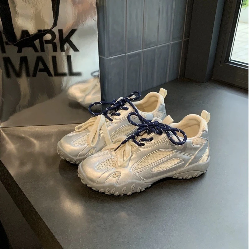 

7CM Women's Shoes Retro Fashion Moral Training Shoes for Woman Exquisite Sports Casual Shoe Designer Shoes Zapatillas De Mujer
