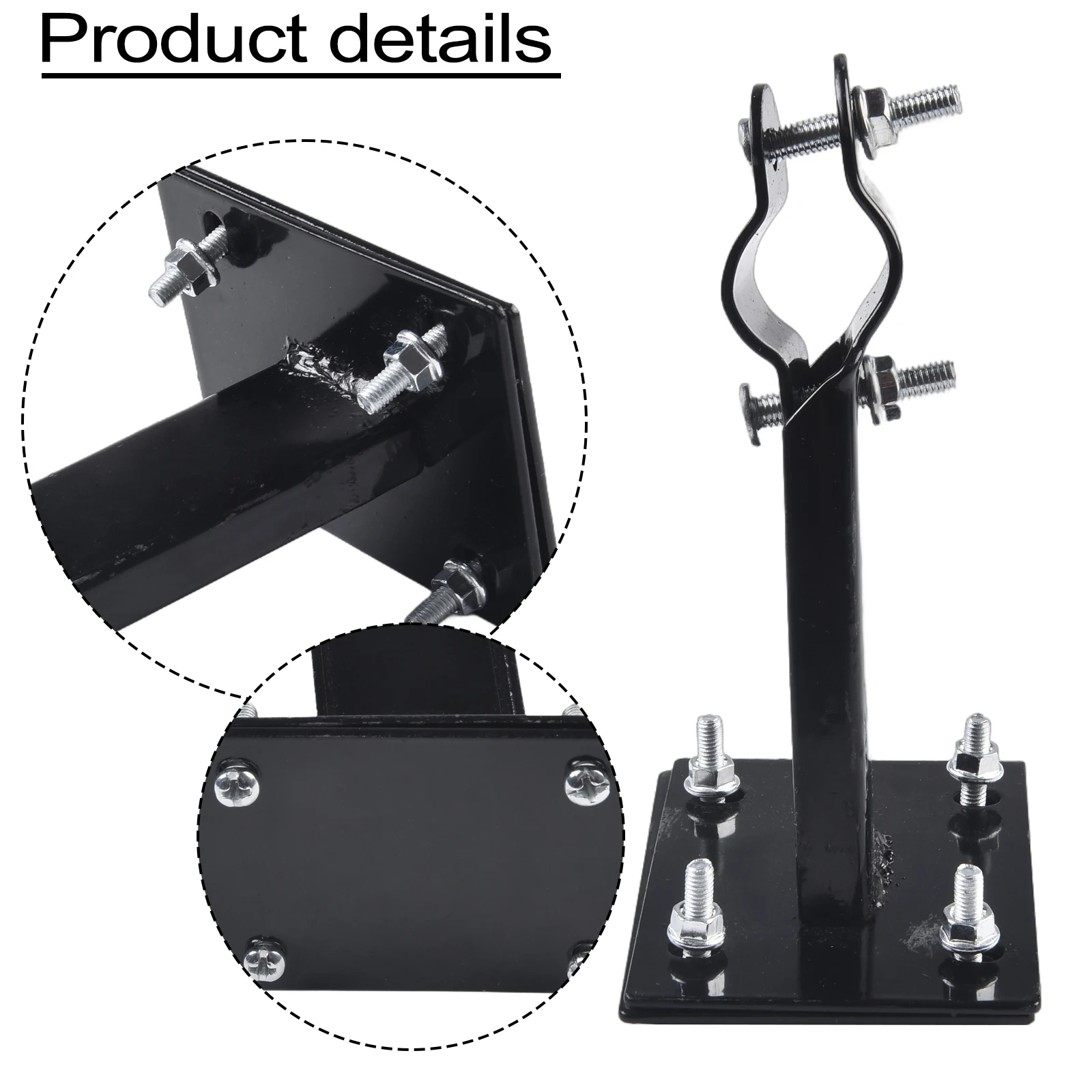 Fixed Mount Bracket for Front Bike Basket Designed for For scooter and Bicycle Use Robust Metal for Everyday Functionality