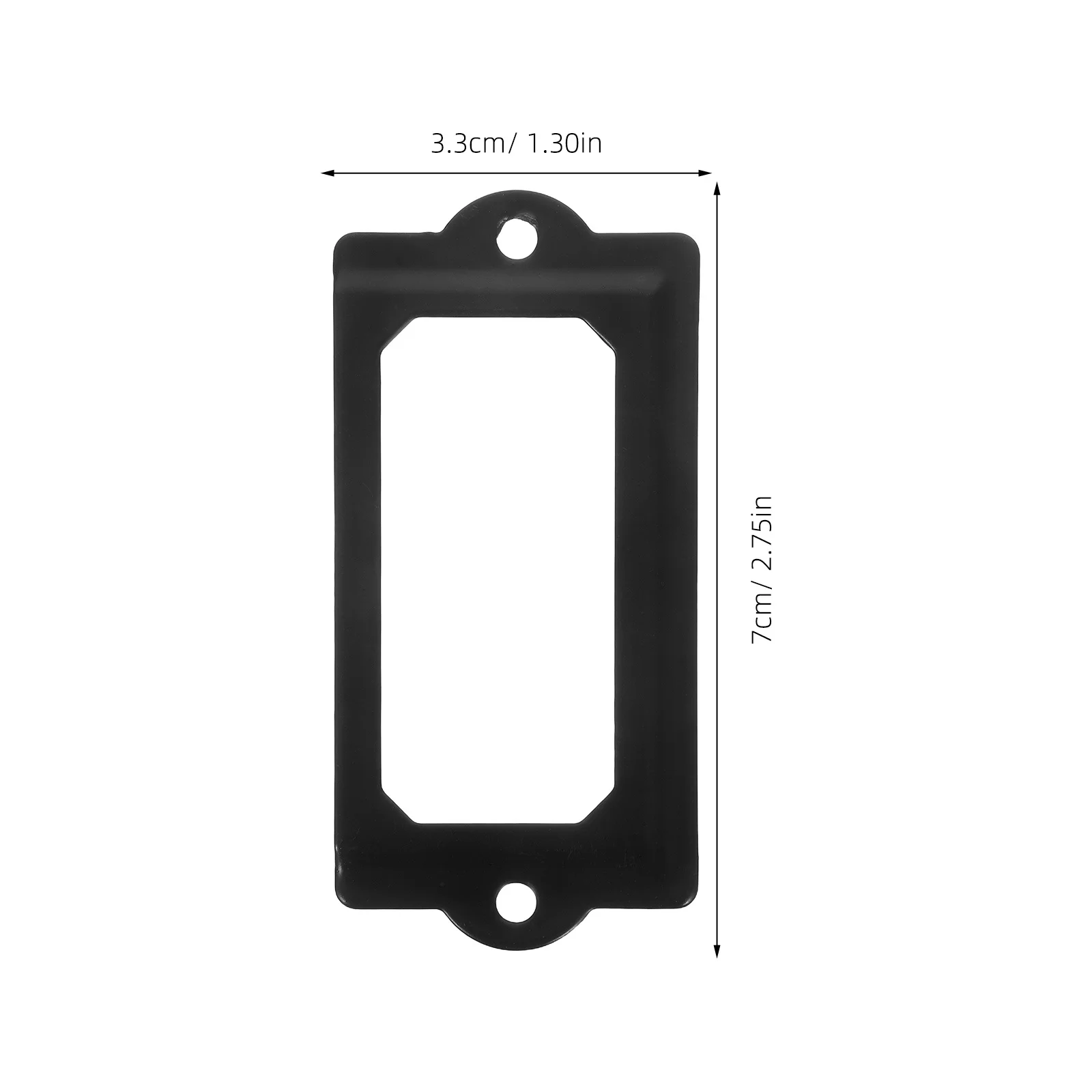 50 set Metal Clips Iron Drawer Label Holder For File Cabinet Storage Organization Office Library Use Cabinet Label