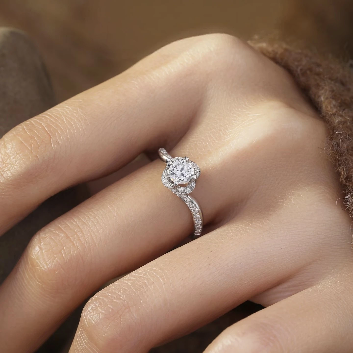 18K 14K 9K PT950 Lab Diamond Moissanite Engagement Ring Wedding Band Couple Ring Set Luxury Bridal Set For Women