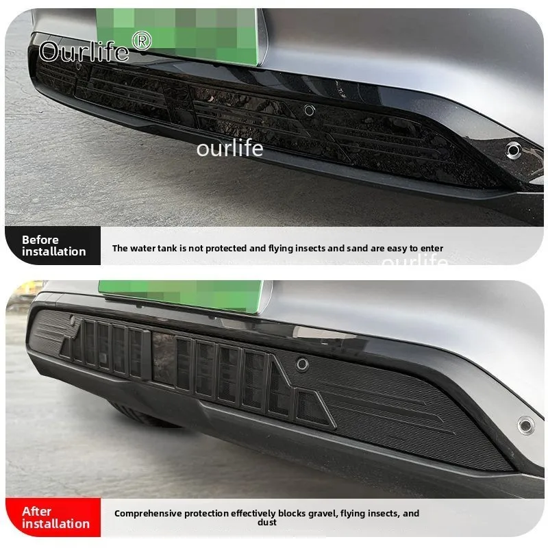 For DEEPAL E07 2026 2027 Car Buckle Install Grille Net Anti-insect Protective Cover Front Bumper Mesh Guards Car Accessories