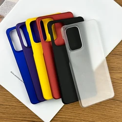 Simple Ultra-thin Matte Hard Phone Case For Samsung Galaxy A73 A54 5G Anti-fingerprint PC Back Case Cover