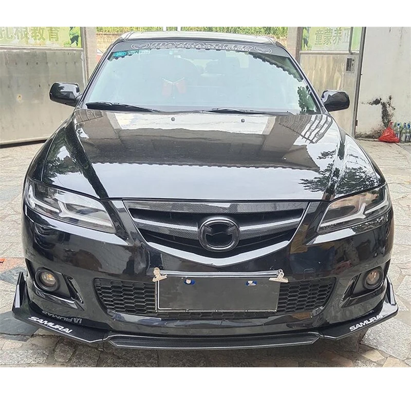 

For 2003-2025 Mazda 6 Front Diffuser Lip Bumper Splitter Accessories Spoiler Body Kit