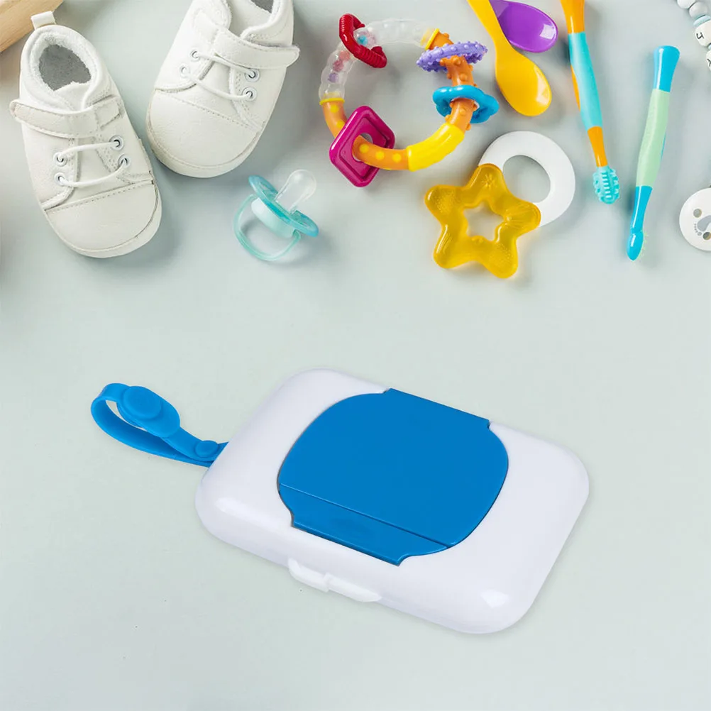 2 Pcs Portable Wipe Box Wet Wipes Baby Refill Container Reusable Filling Holder Dispenser Silica Gel Refillable Man