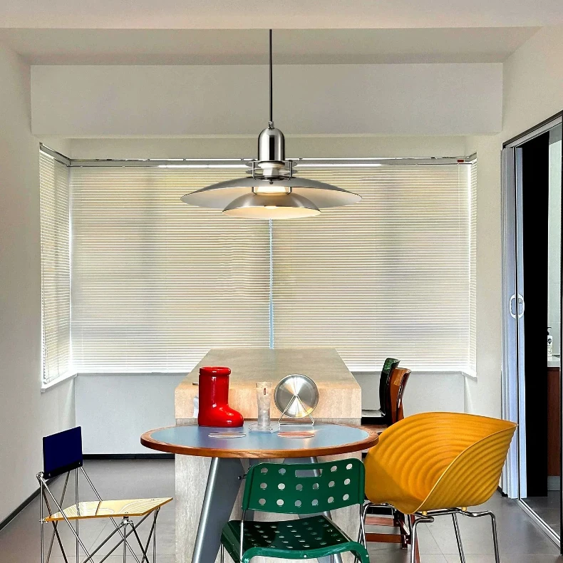 Chrome Metal Pendant