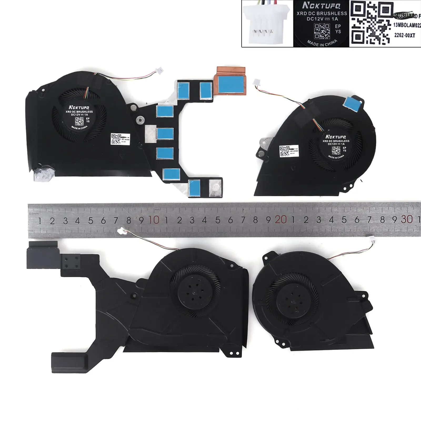 

Laptop Cooling Fan for ASUS GX501 GX501V GX501VSK（CPU Fan & GPU Fan ）
