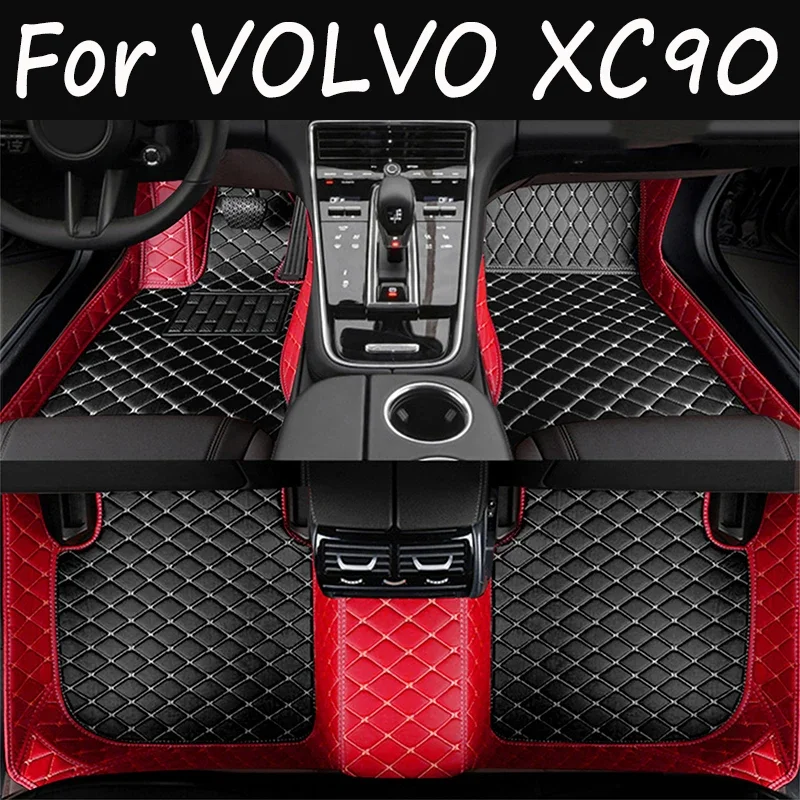 

Автомобильные коврики для VOLVO XC90 (FIVE SEAT) 2015 2016 2017 2018 2019 2020 Пользовательские автомобильные подушечки для ног автомобильный коврик 061012