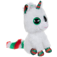 Ty Beanie Boos Plush Toy Snowfall The Christmas Unicorn Doll Animal Anime Collection