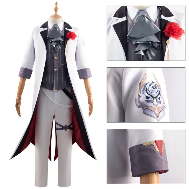 Argenti Cosplay Costume Wig Honkai Star Rail Concert 2024 