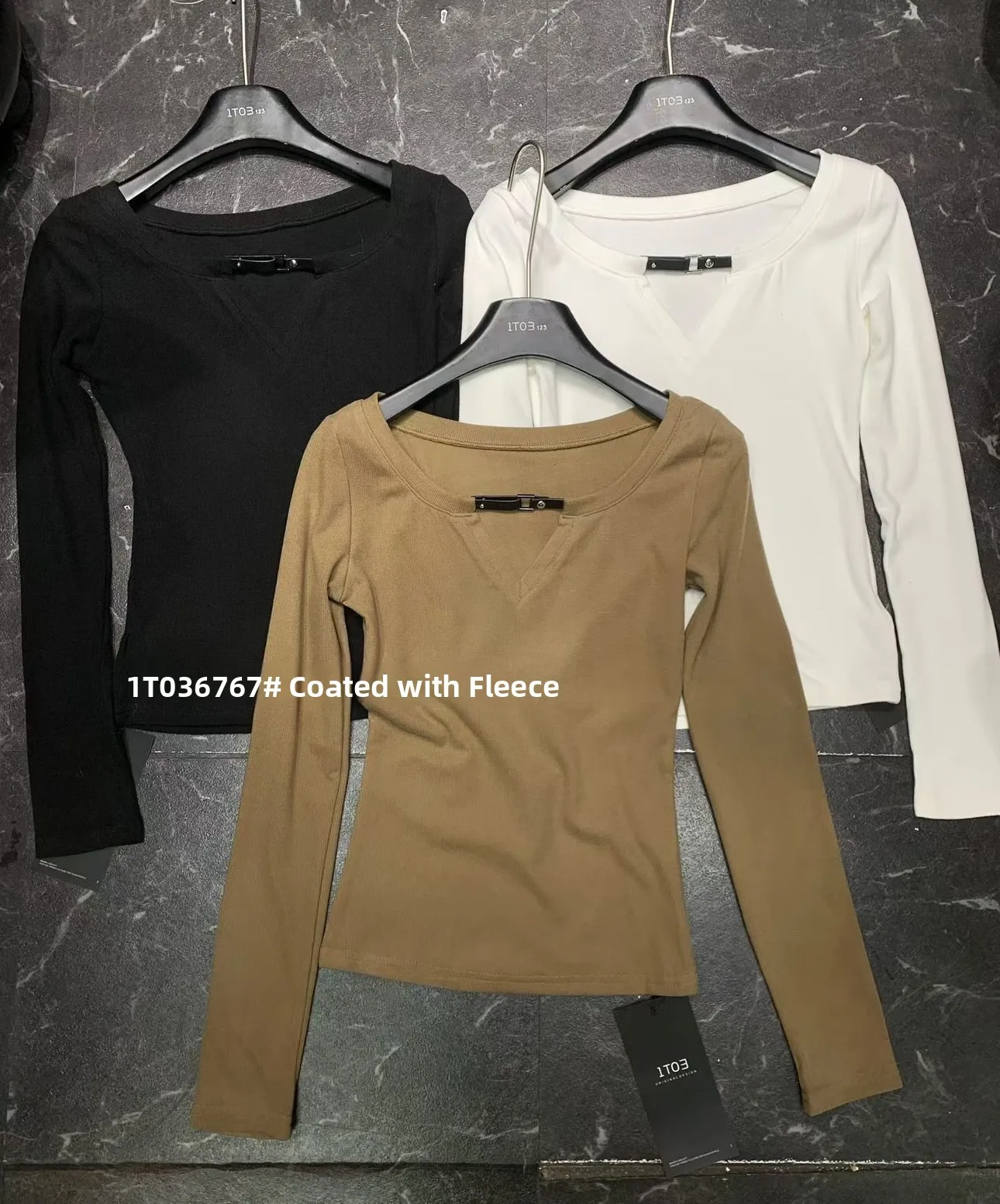 

Женская футболка Long Sve Fce с v-образным вырезом, облегающая хлопковая удобная мягкая корейская футболка для поездок на работу, чистый цвет, осенне-зимний дизайн