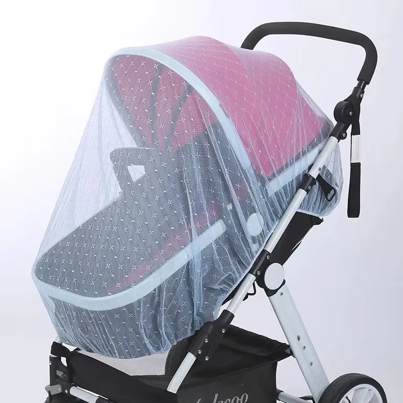 Baby Stroller Mosquito Net, Summer Insect Shield Mesh Cover, Protection Net for Infant Pushchair and Pram