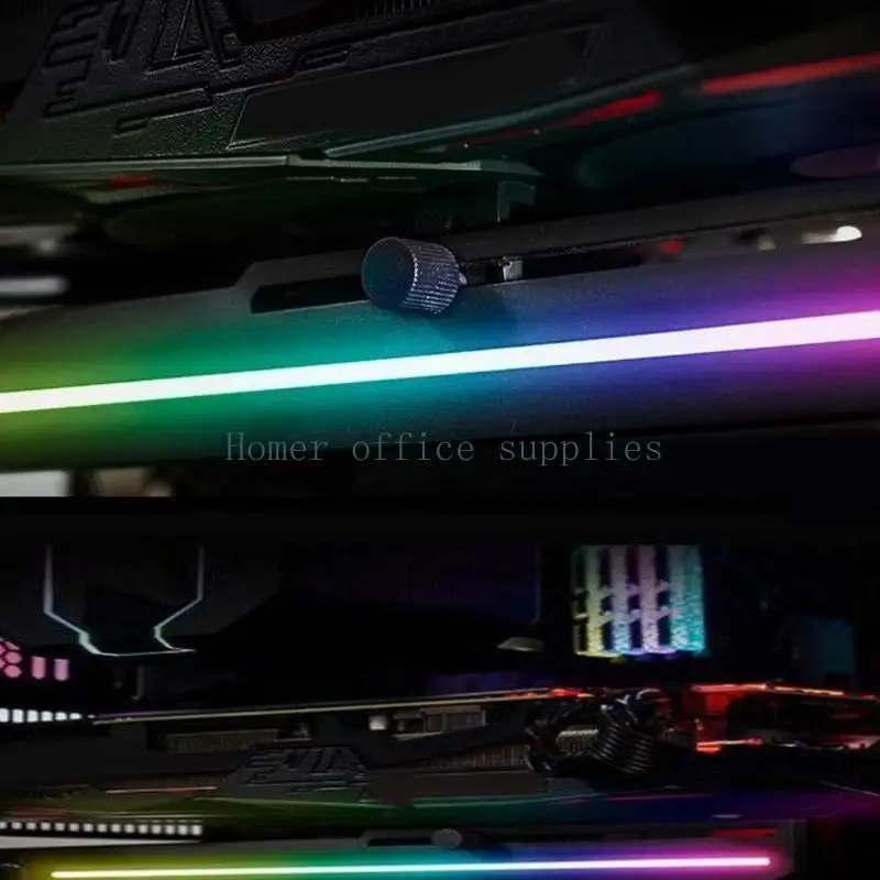

K43B ELV8 LED GPU Держатель GPU ARGB Вертикальные видеокарты