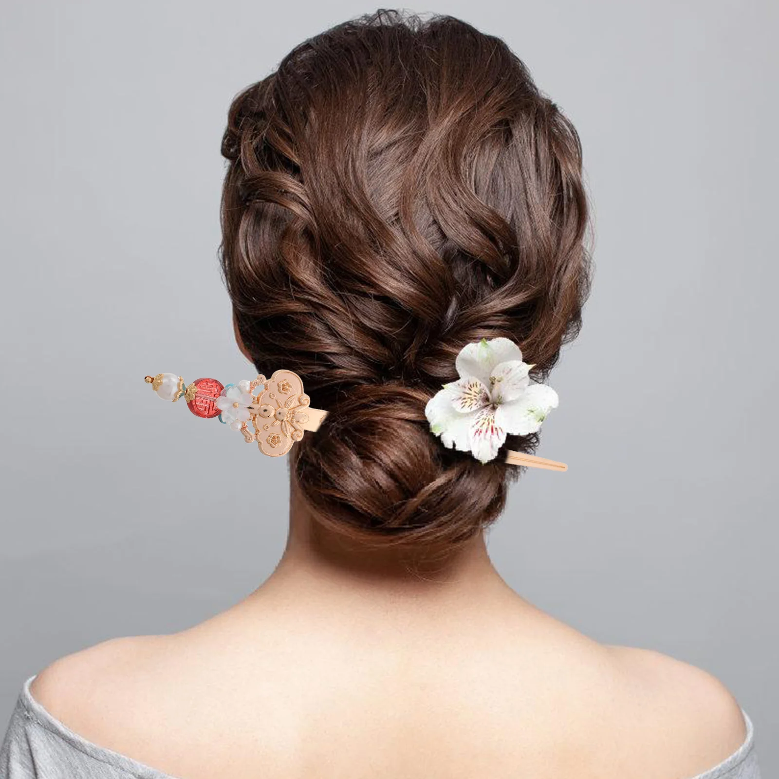 

Hanfu Hairpin Children's Asian Accessories for Women Chinese Traditional Headdress Metal
