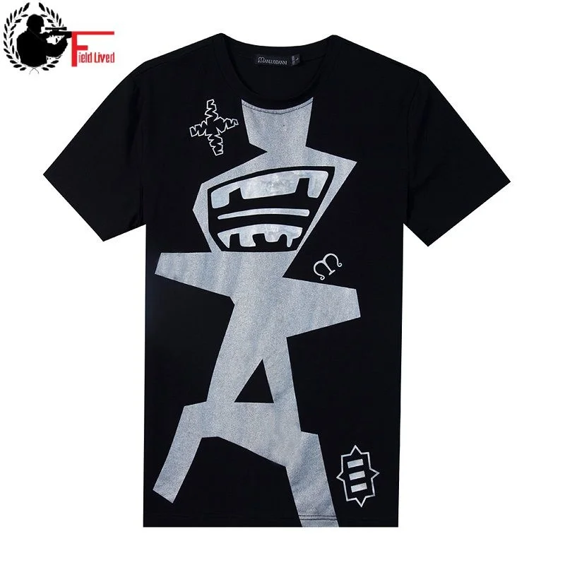 

T Shirt Men 2023 New Arrival Brand Clothing Loose Casual Tee Male Funny Printed Cartoon Pattern T-shirt EU Big Size M-3XL