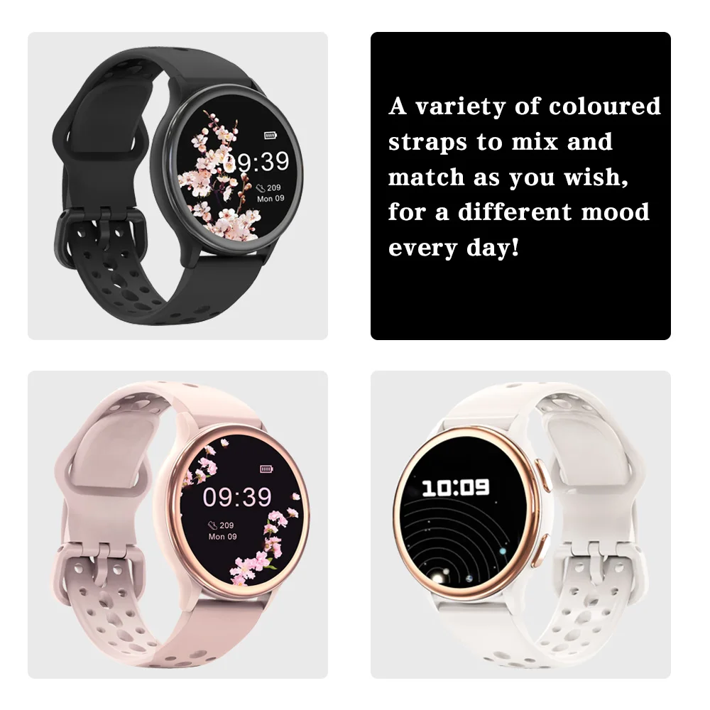 Smart Watches for Women [400+Watch Faces/Calls/Female Health], 1.27\