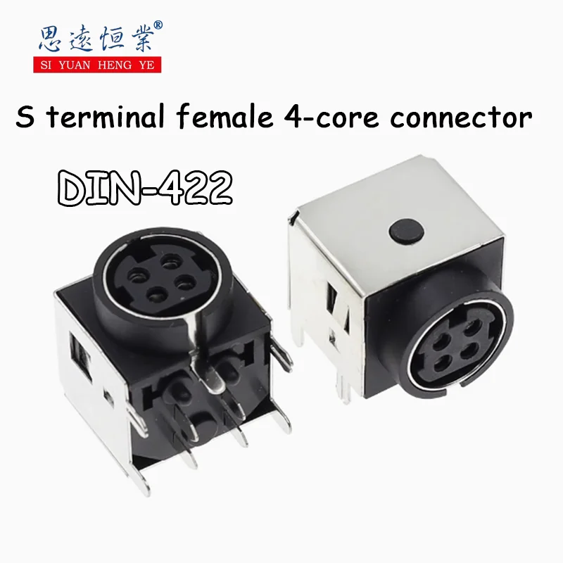 Zacisk żeński S Duży 4-żyłowy 3-żyłowy zacisk S Gniazdo zaciskowe DIN-4P Złącze DIN-422 mpc-4-02