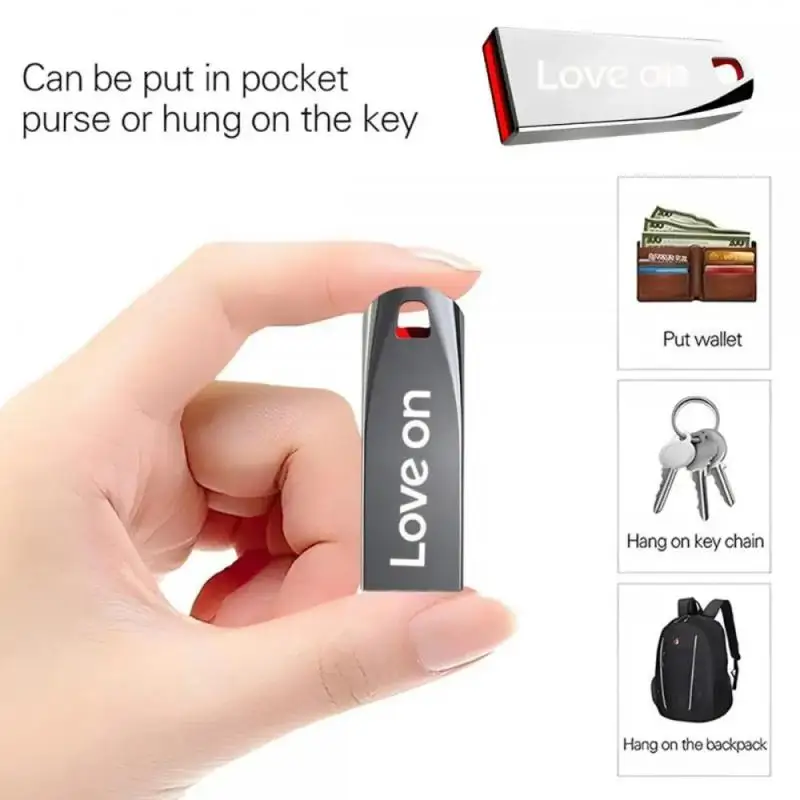 Pen Drive 2 TB USB 3.0 Flash Metal Drive 1TB Large Capacity High-Speed Transfer Storage Waterproof Memory U Disk Original