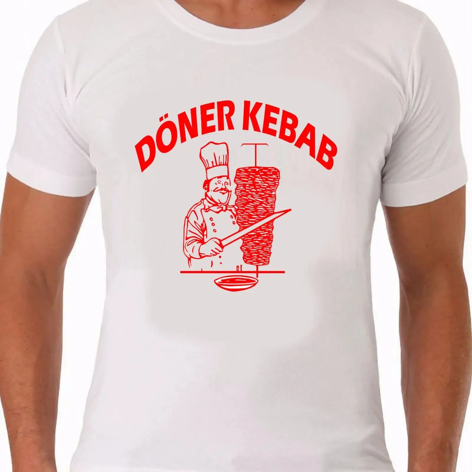 Döner Kebab T SHIRT Imbiss Pizza Essen Fastfood Sprücheshirt Funshirt KulT vintage Washed Slightly Unisex Stylish graphic homme