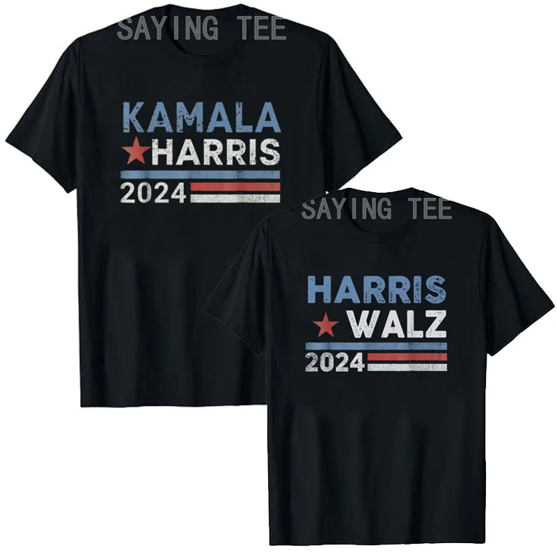 

Vintage Kamala Harris 2024 for President Election Campaign T-Shirt Harris Waltz Kamala-Harris Tim-Waltz Campaign Tops Saying Tee