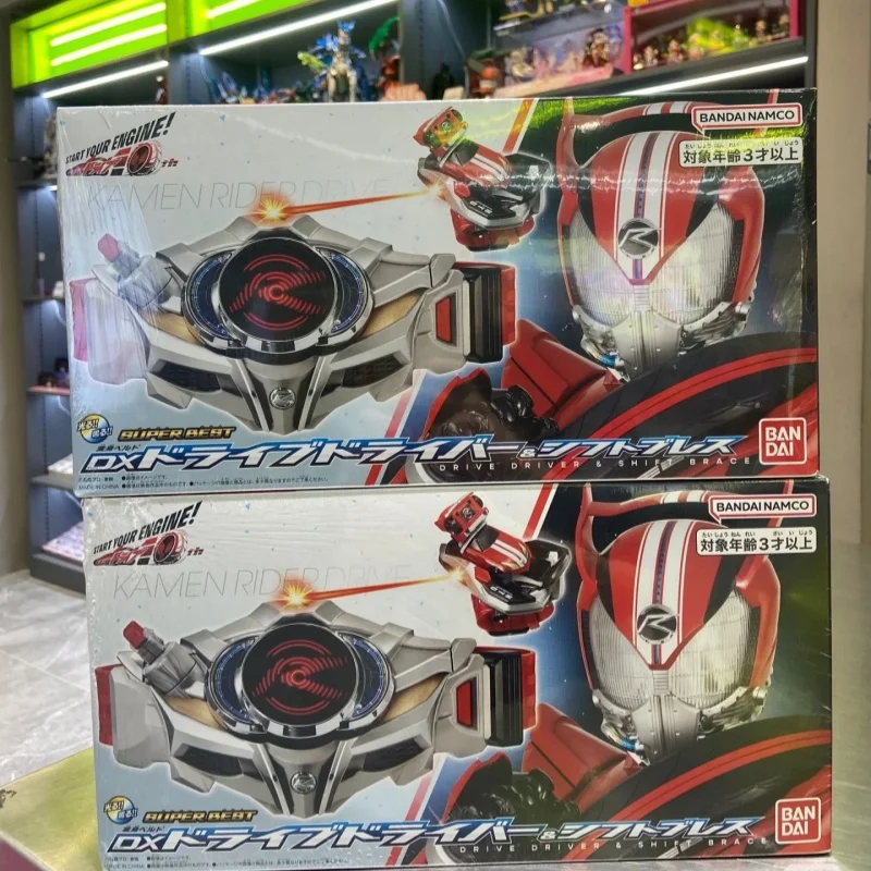 Oryginalny pas transformacyjny Kamen Rider Bandai z akcesoriami Drive Driver&Shift Brace, figurki anime, zabawka do cosplayu, reedycja Dx