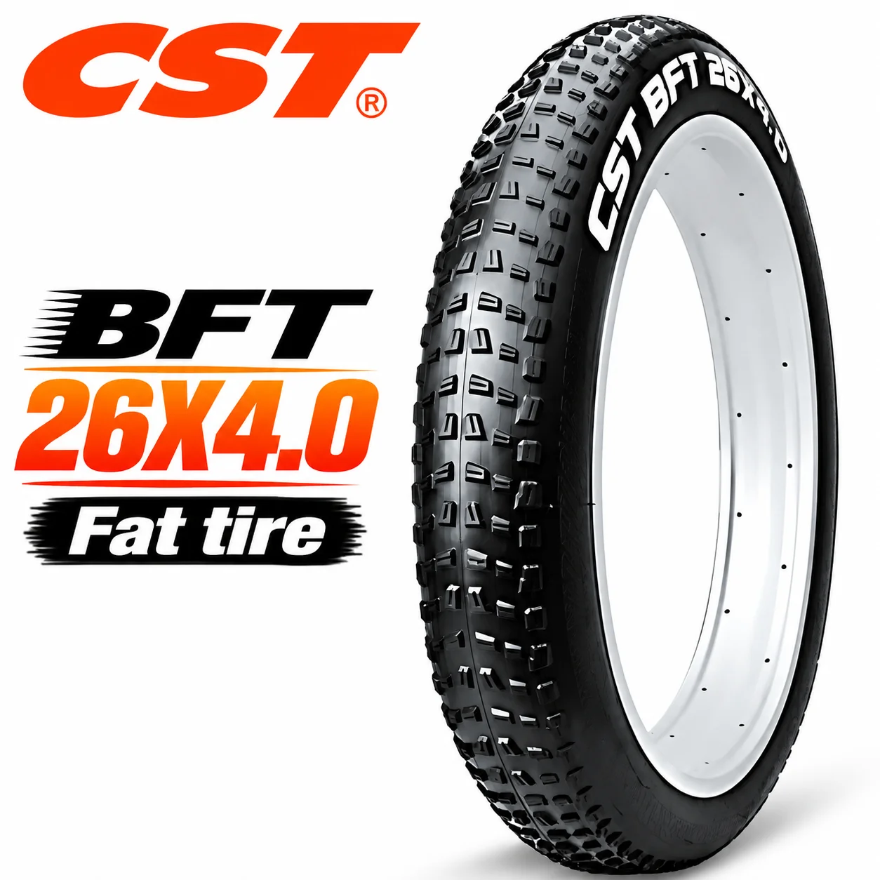 CST BFT 20 Zoll Fat Tire Schnee- und Strandfahrradreifen 20x4.0 Elektro-Snowmobile MTB Fahrrad Anti-Rutsch Fat Tire / Schlauch – Detail 13