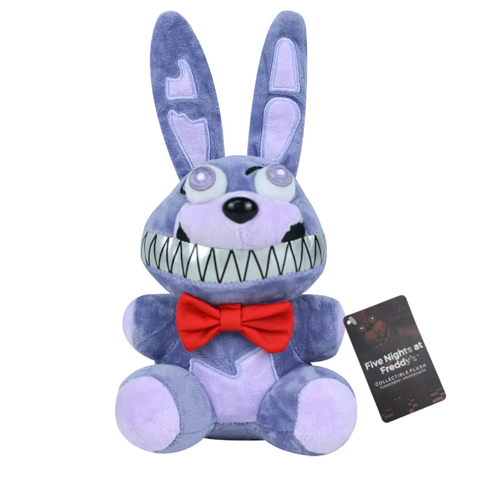 Fünf Nacht bei Freddy Fnaf Niedliche Plüschtiere Spielpuppe 18CM Bonnie Bär Foxy Cartoon Gefüllte Puppen Freddy Spielzeug für Kinder Geschenke