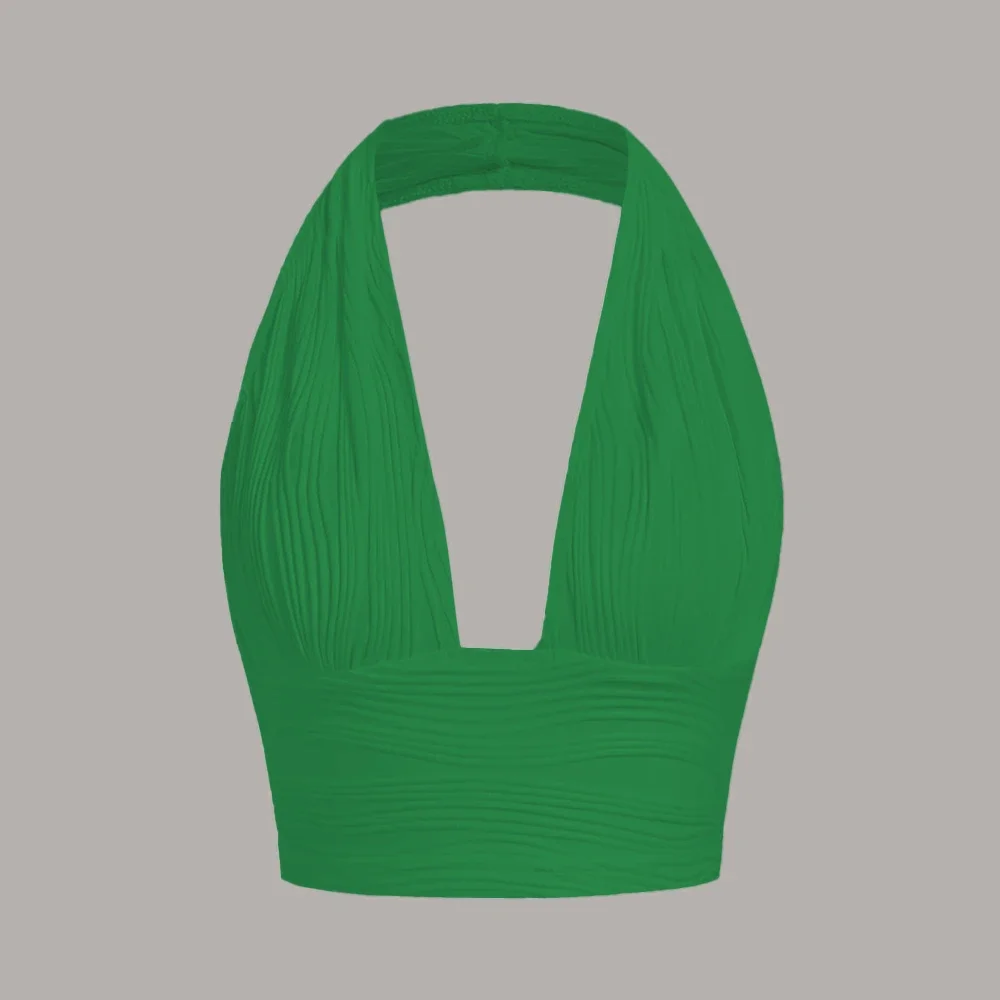 الدبابات الربيع الصيف أنيقة لائق مقصوص الخصر أكمام الرسن الرقبة مساء الدبابات الرسمية للنساء