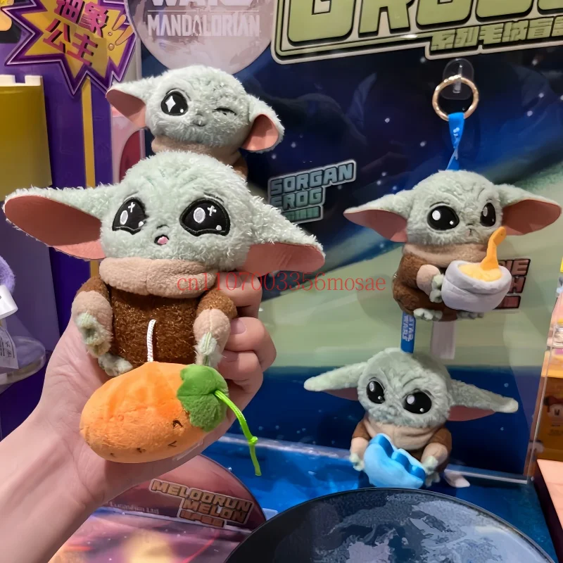 Hot 52toys Authentic Grogu Foodies Series Collectible Plush Blind Box Star Wars Bag Pendant Kawaii Kids Birthday Gift Customized view 5