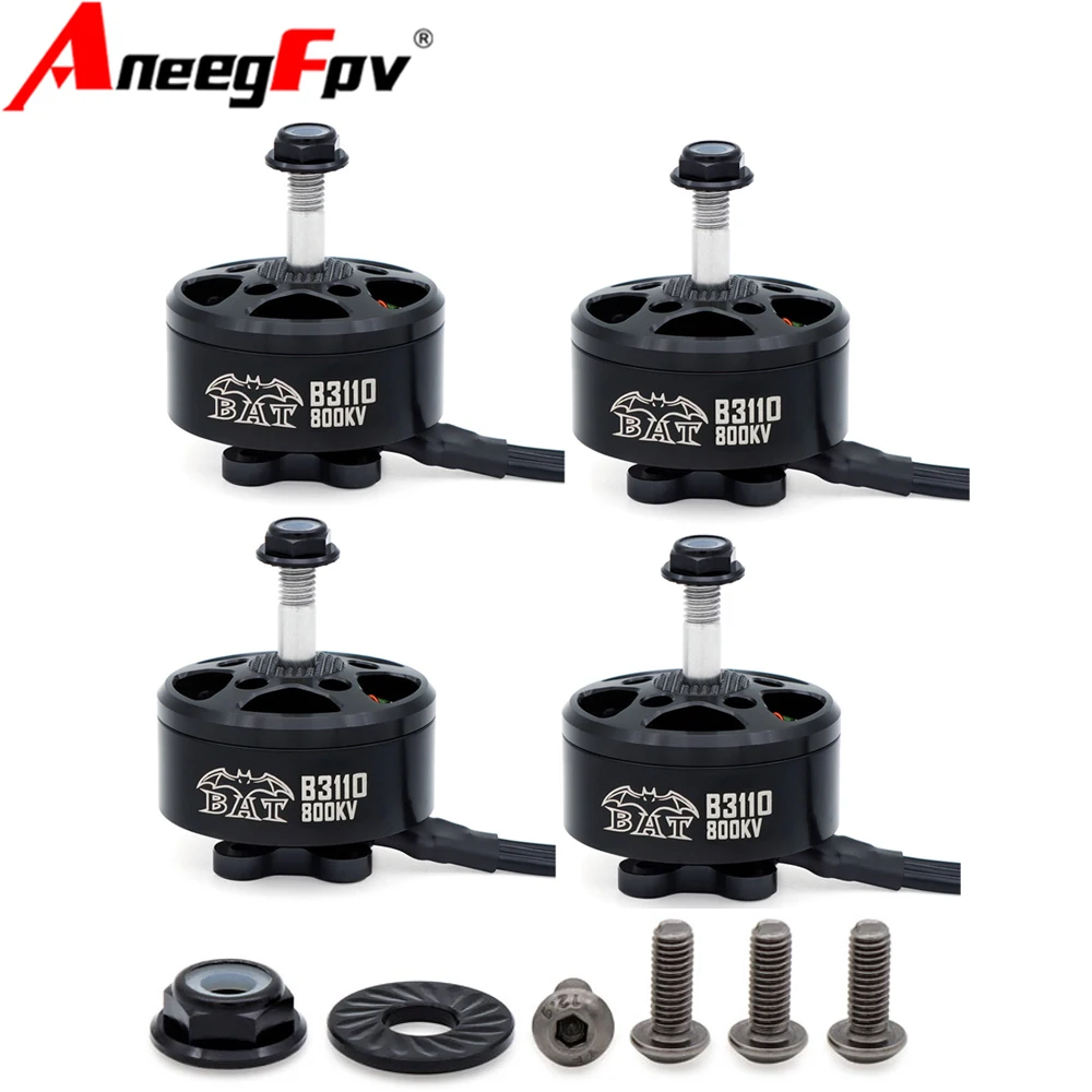 4 قطعة تجاوز هواية الخفافيش 6-8S B3110 1580KV 1280KV 800KV فرش السيارات ل FPV RC متعدد الدوار X-Class FPV Cinelifter X8Pro