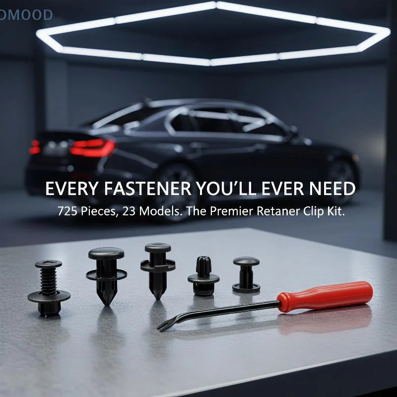 【CR】Auto  Fastener Clip Set Universal Push Retainer Rivets High-strength Nylon Car Clips for Bumper Trim Repair